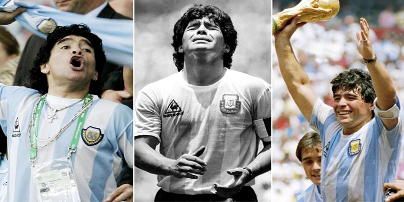 Diego Maradona huyền thoại bóng đá và là cầu thủ xuất sắc nhất năm 1986